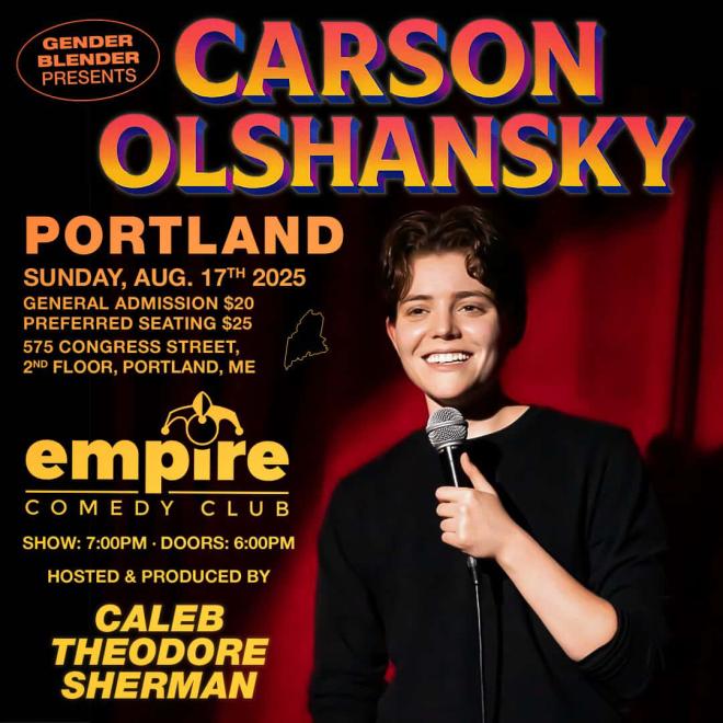 Gender Blender Presents: Carson Olshansky